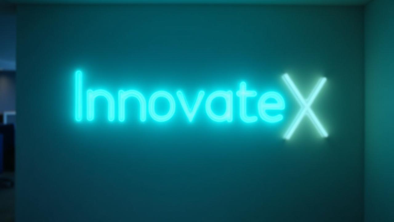 Karusellbild 2: Skräddarsydd neonlogotyp för ett techföretags kontor i Malmö